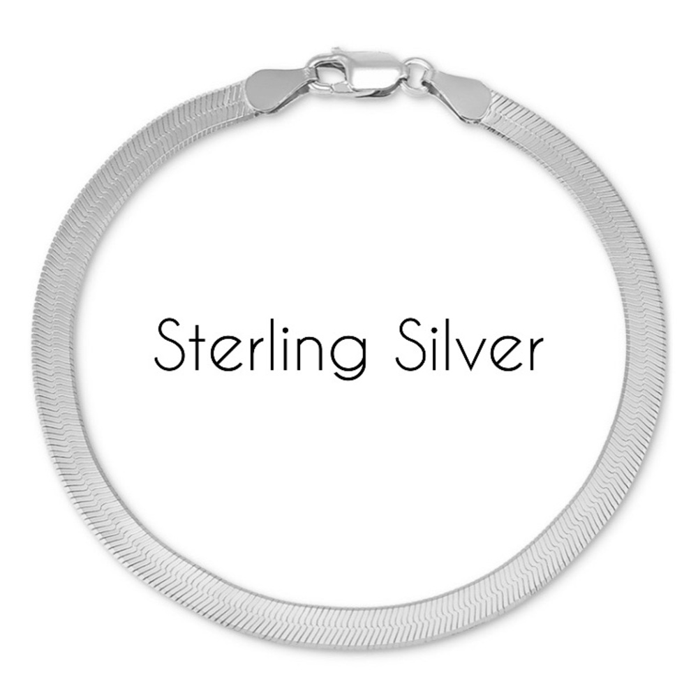 NWT Silver Herringbone Bracelet